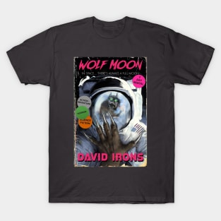 Wolf Moon - Werewolf in space VHS horror cover by David Irons T-Shirt